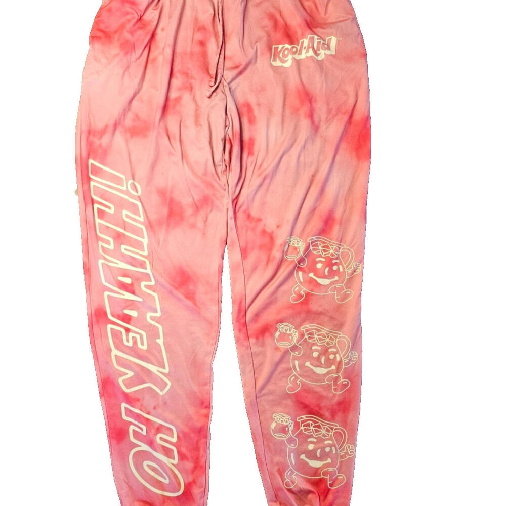 Kool-Aid Sweatpants by Mad Engine Size Medium – Tie Dye Pink 2021 Joggers